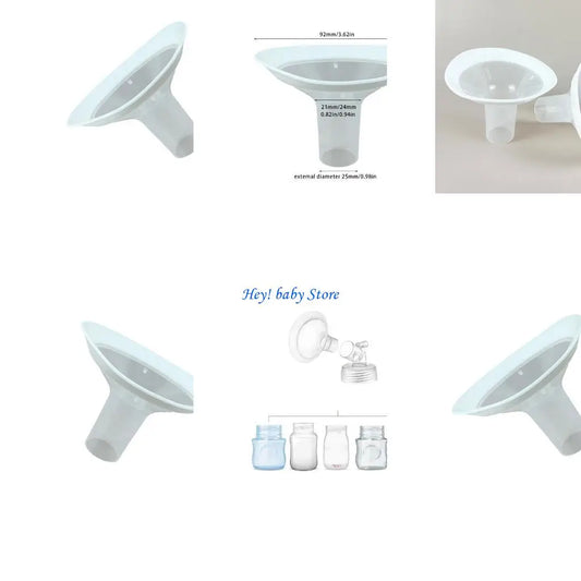 Silicone Breast Shield 21mm/24mm – Easy Clean Pumping Flange