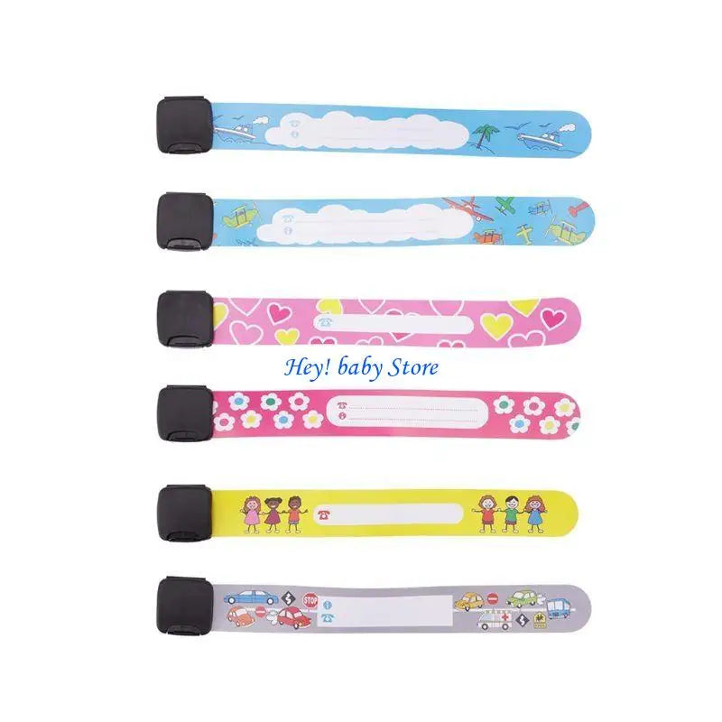 Kids Anti-Lost ID Wristbands – 8 Pack Safety Bracelets