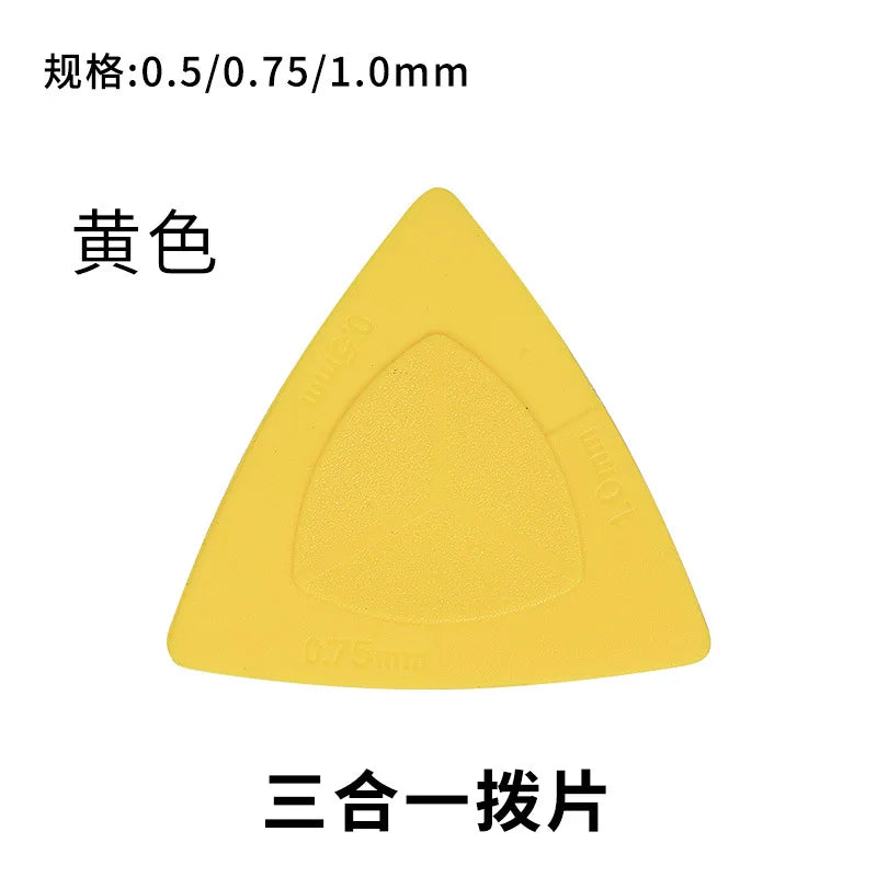 Guitar Triangle Pick ABS 3-in-1 Multifunctional Electric Multipurpose