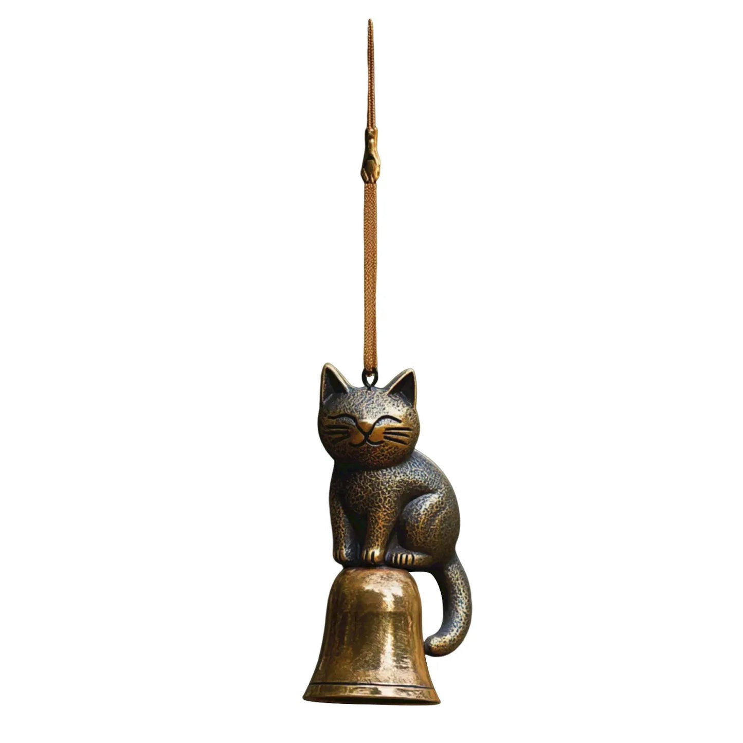 Metal Cat Wind Chime | Outdoor Garden Decor & Cat Lover Gift