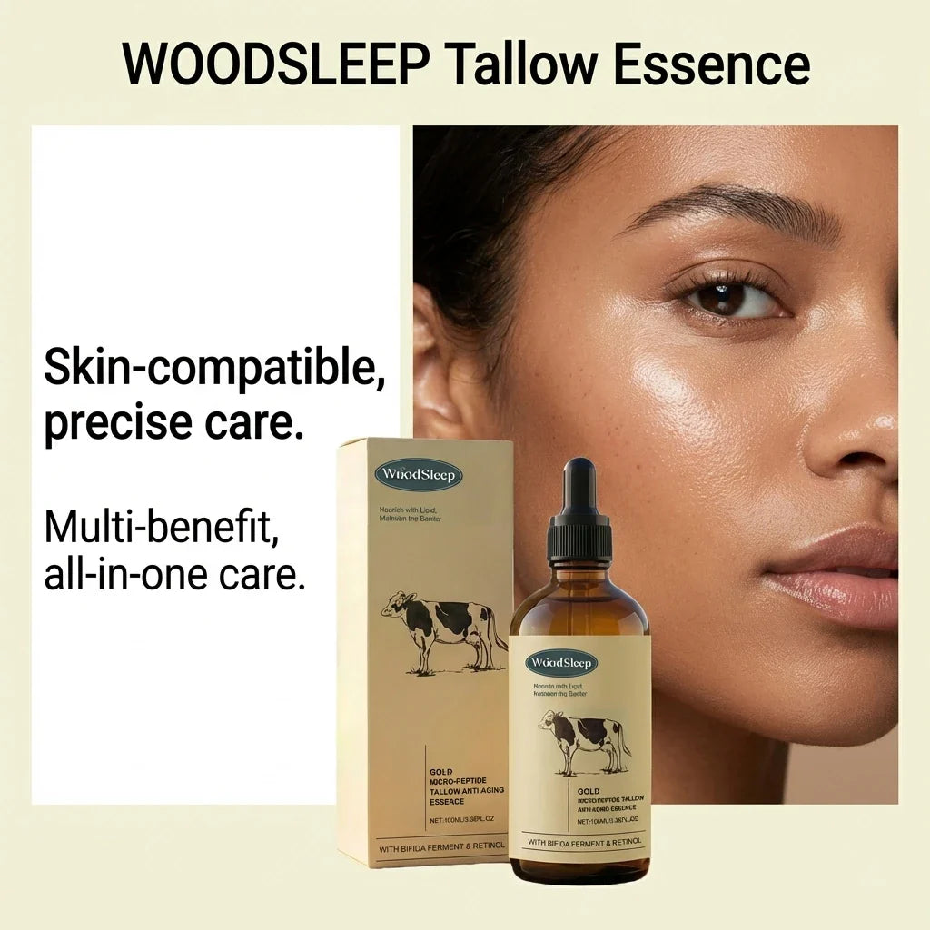 WOODSLEEP Beef Tallow Retinol Firming Face Serum 100ml