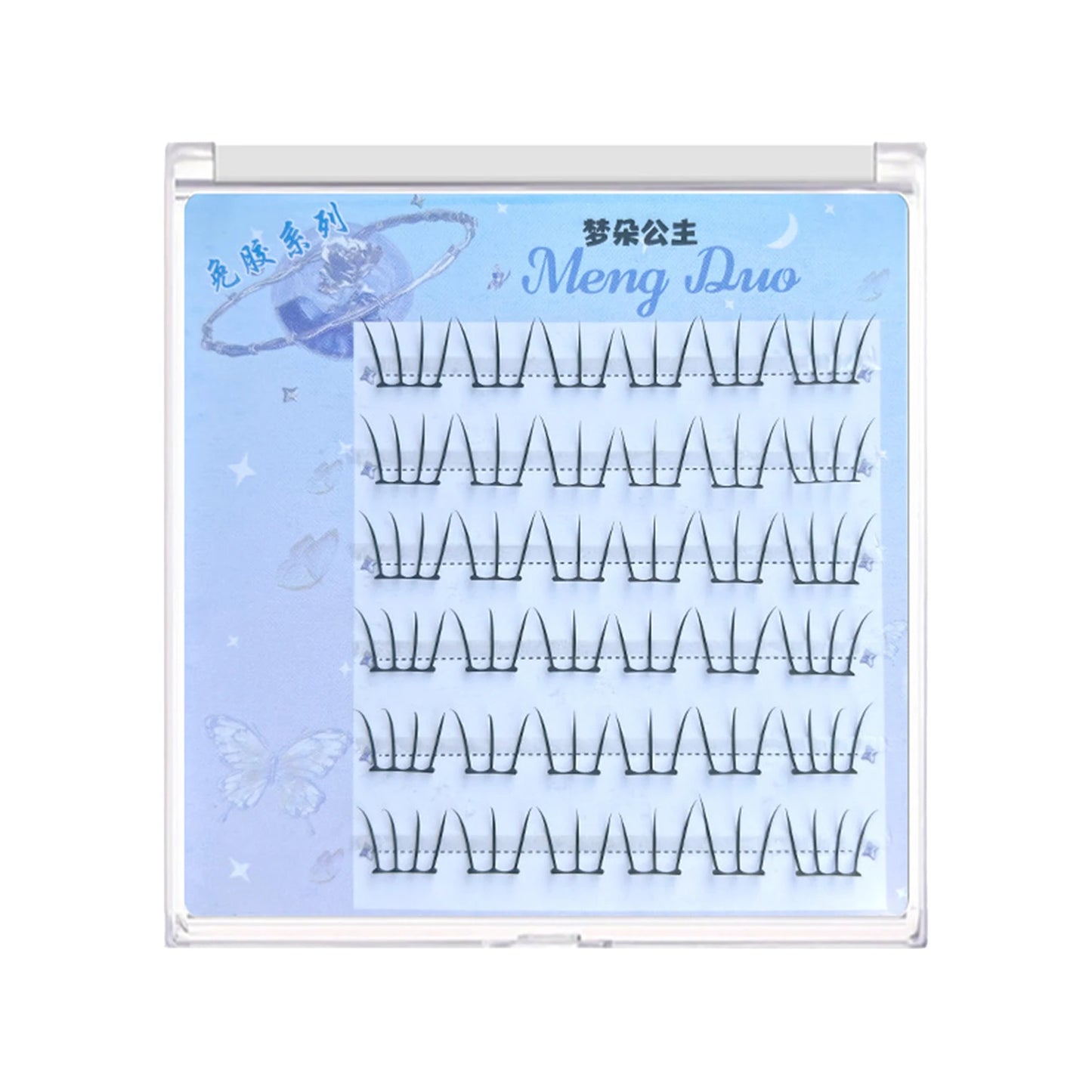 Korean Idol DIY Lashes Extension Cute Cat Paw False Eyelashes Natural Make Up Large Capacity DIY Lash Cluster Peaceful Pleasures Health and Wellness style 3