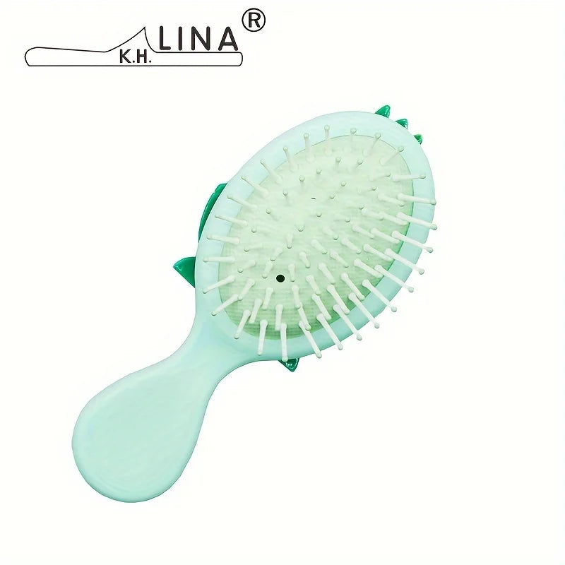 Dinosaur Mini Detangling Brush – Air Cushion Scalp Massager