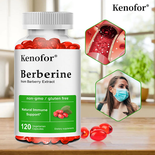 Premium Berberine Supplement Capsules - Supports Immune System Healthy Food Antioxidant,NON-GMO Peaceful Pleasures Health and Wellness