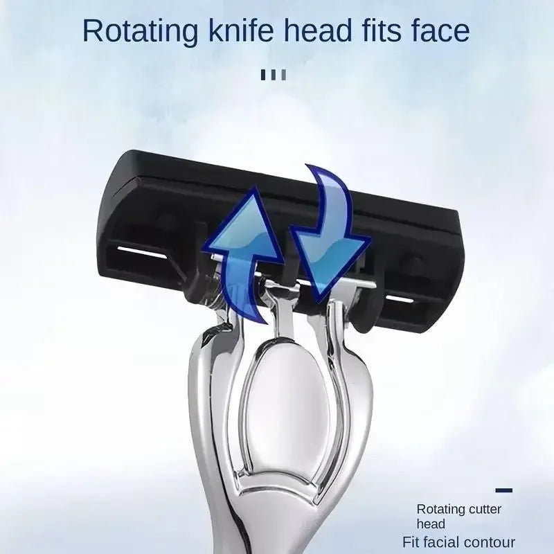 Women's Multi-Blade Manual Razor | Replaceable Head Shaver