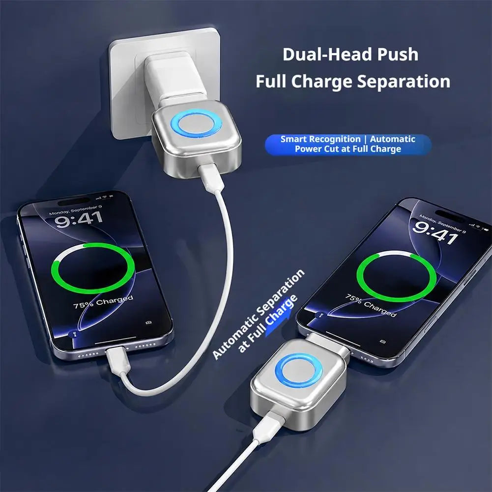 USB-C Smart Auto Power-Off Charging Adapter – Anti-Overcharge