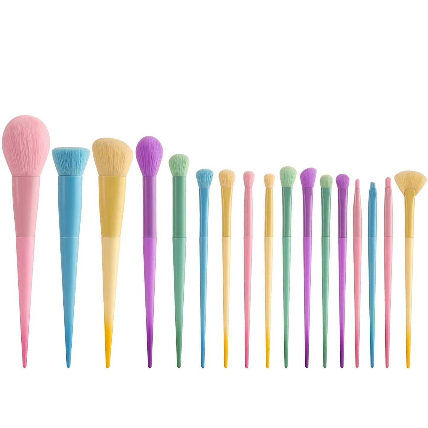 59-Piece Makeup Brush Set with Bag, Sponges & Trimmer