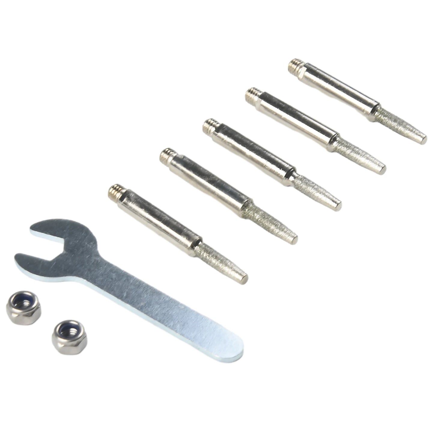 Lot Chainsaw Sharpener Cylindrical Burr 4 8 Parts Grinding Head Chain