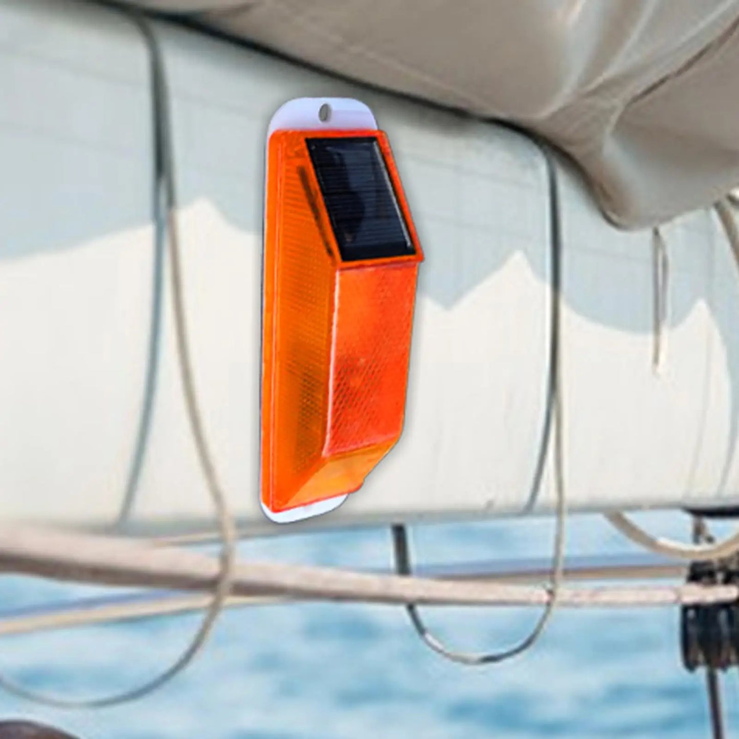 Solar LED Strobe Warning Light | IP54, 40Hr Runtime, 1000m Range