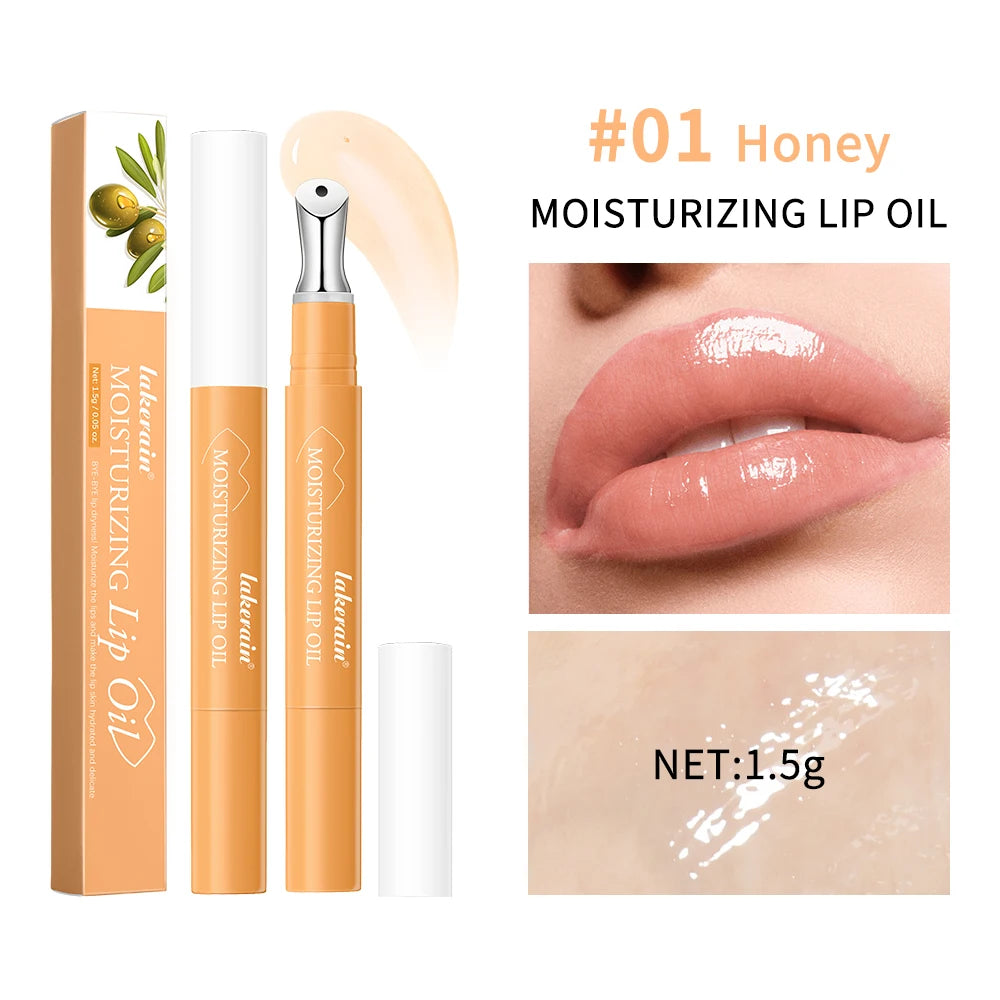 Lakerain Plumping Lip Gloss Hydrating Moisturizing Long Lasting Lip Oil Transparent Lip Tint Daily Lip Care Makeup Cosmetics Peaceful Pleasures Health and Wellness 1Honey