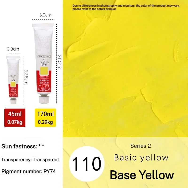 Bview Art Oil Painting Pigment Tube Acrylic Paint Artist Drawing