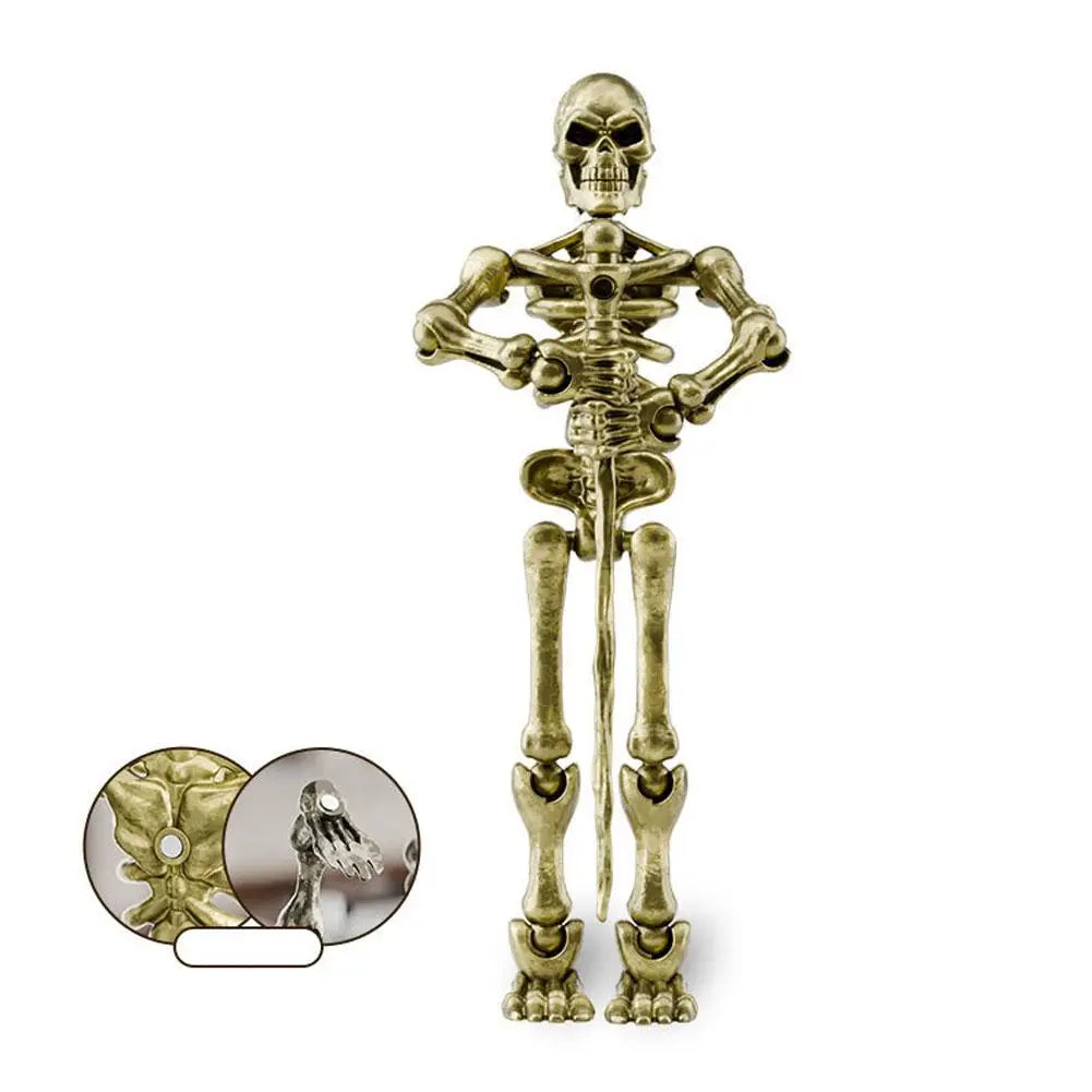 Mini Medieval Skeleton Figurines for Halloween Decor Peaceful Pleasures Health and Wellness B