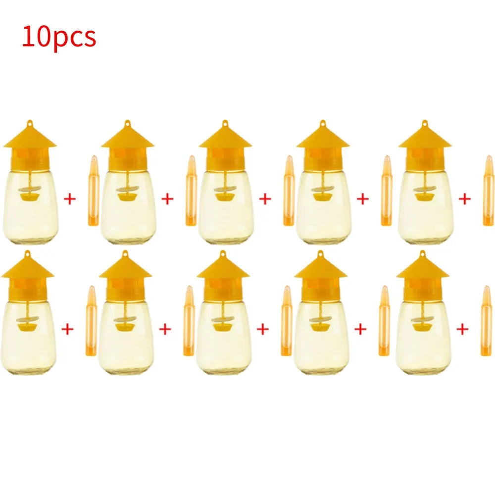 Fruit Fly Insect Trap for Orchard and Garden Use Peaceful Pleasures Health and Wellness 10pcs
