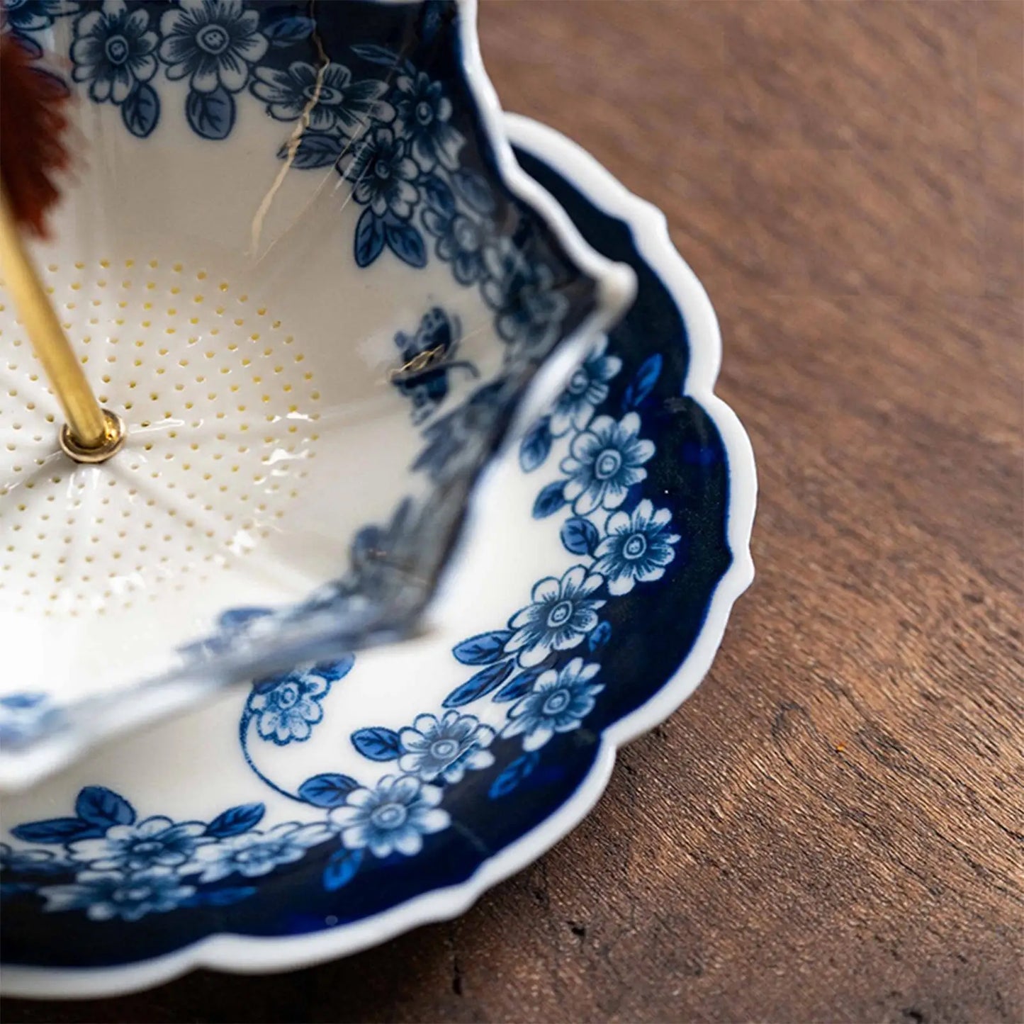 Rain Umbrella Tea Leakage Kung Fu Tea Accessories Ceramic Filters Tea Partitions Desktop Ornaments Fashion Tea Table Decorations Peaceful Pleasures Health and Wellness