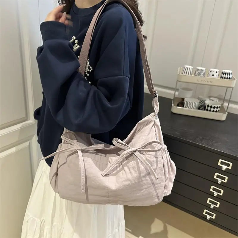 JETTING Women's Pleated Tote Bag | Lightweight Shoulder Crossbody