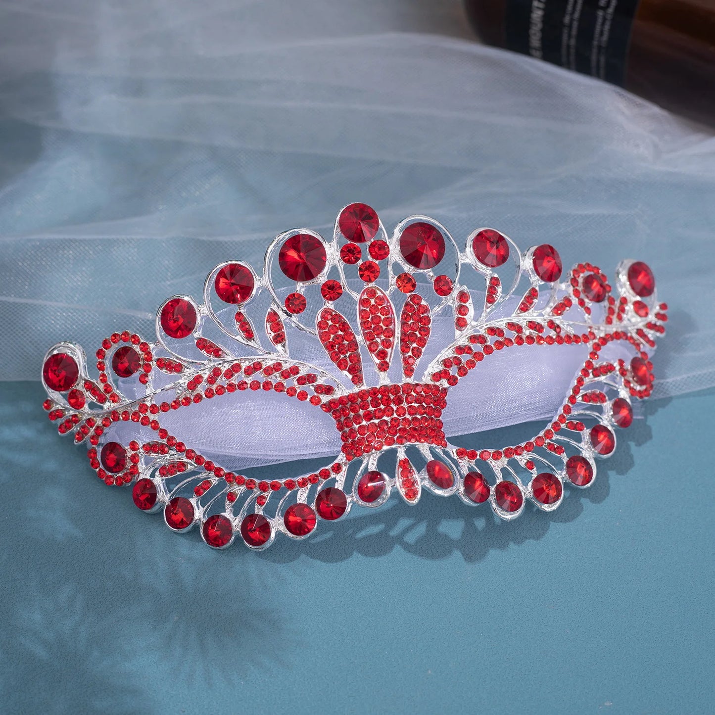 Women Crystal Masquerade Mask Rhinestone Fancy Mask Evening Party Mask for Masquerade Ball Banquet Cosplay Peaceful Pleasures Health and Wellness 3
