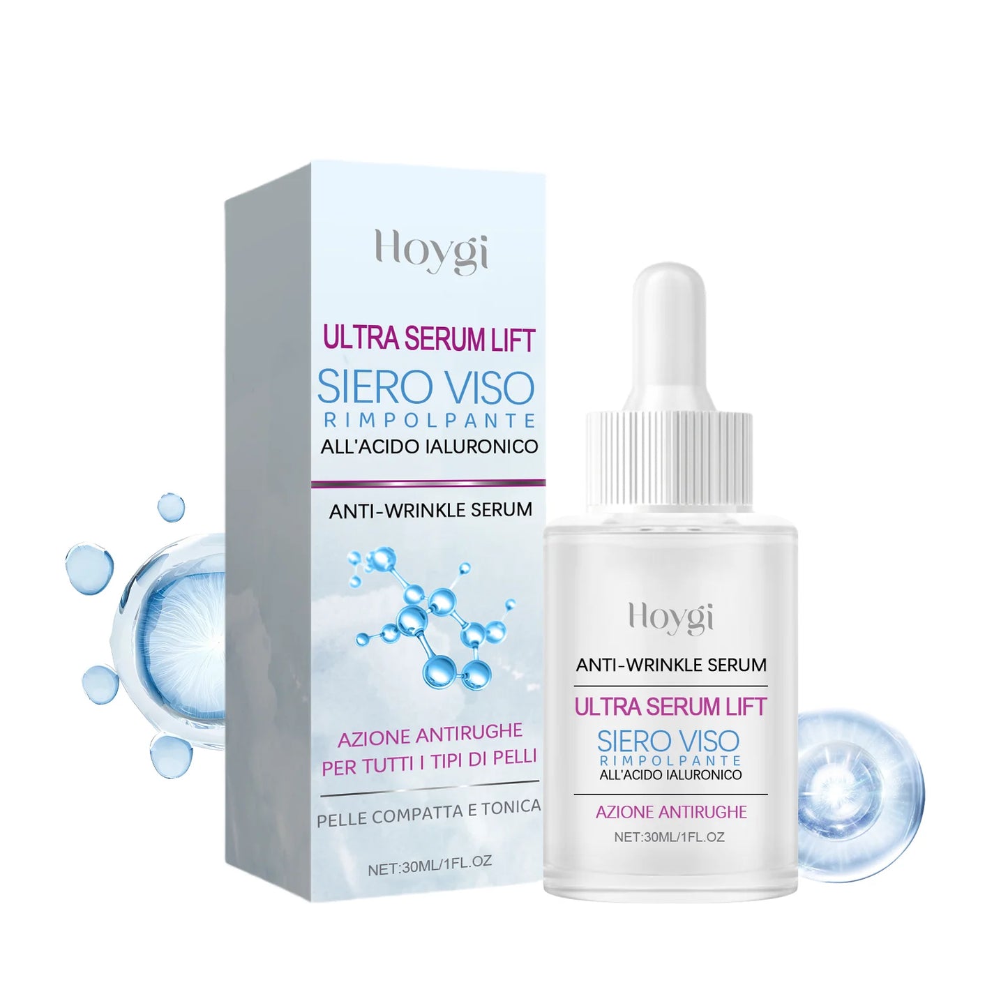 Hoygi Hyaluronic Acid Firming Face Serum – Deep Hydration 30ml
