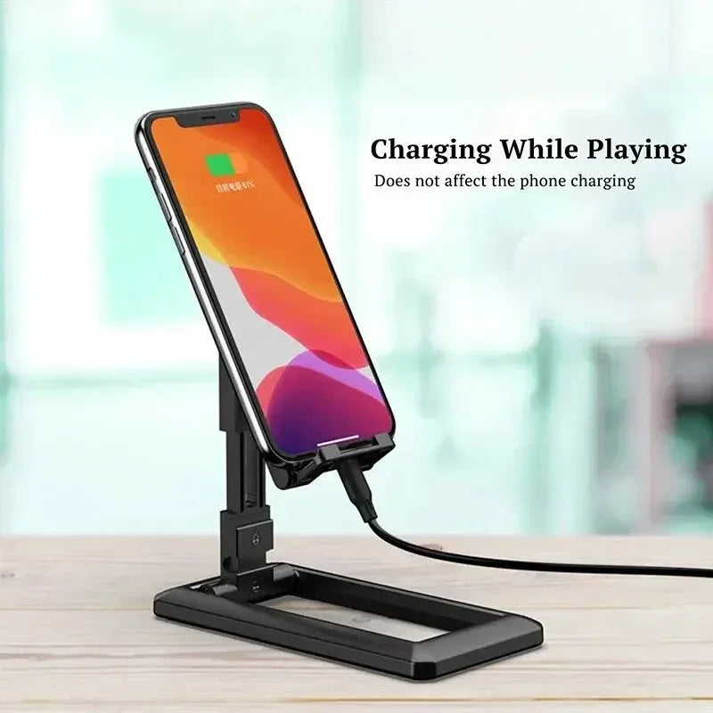 Adjustable Foldable Phone & Tablet Stand – Universal Desk Holder