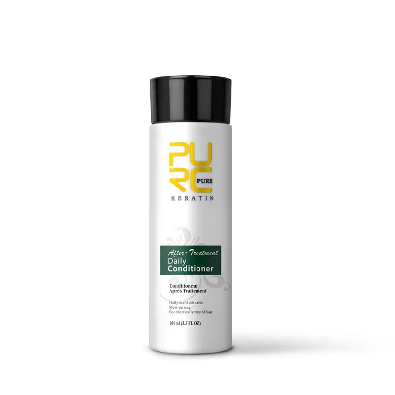 PURC Smoothing Shampoo Conditioner Professional Keratin Hair Treatment Nourishes Dry Repair Damaged Moisturizing Hair Care Peaceful Pleasures Health and Wellness Daily Conditioner China Mainland