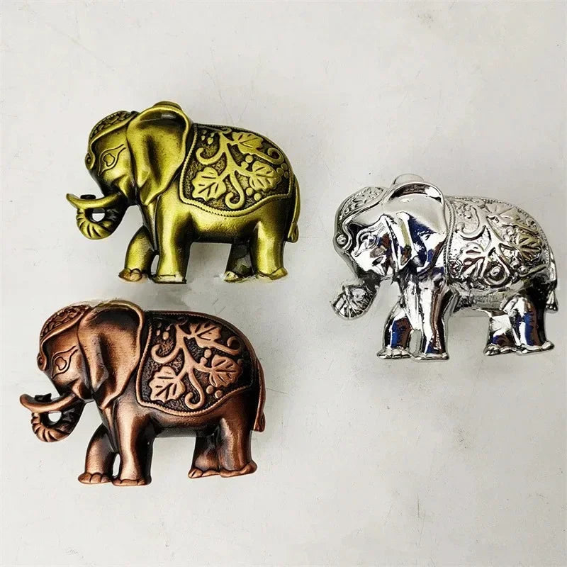 Elephant Cabinet Knobs | Retro Zinc Alloy Drawer Pulls 50 Pack