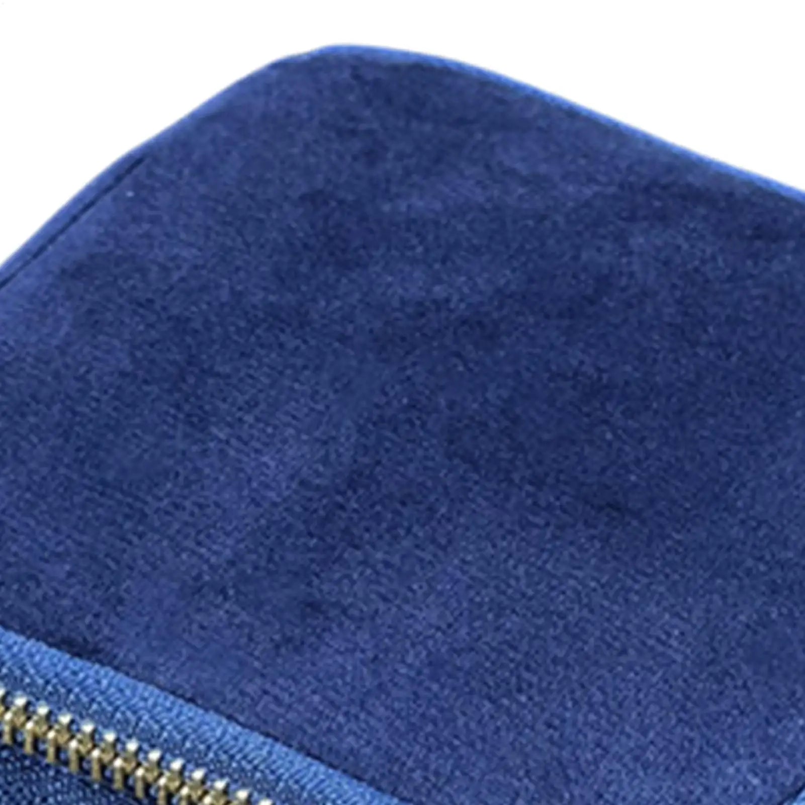 Velvet Travel Jewelry Pouch | Double Layer Zippered Organizer Jewelry Travel Organizer Peaceful Pleasures Health and Wellness