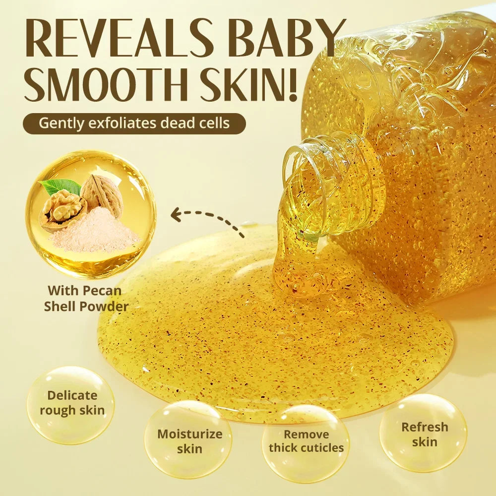 2-in-1 Scrub Shower Gel – Turmeric, Kojic Acid & 10 Fruity Scents Peaceful Pleasures Health and Wellness