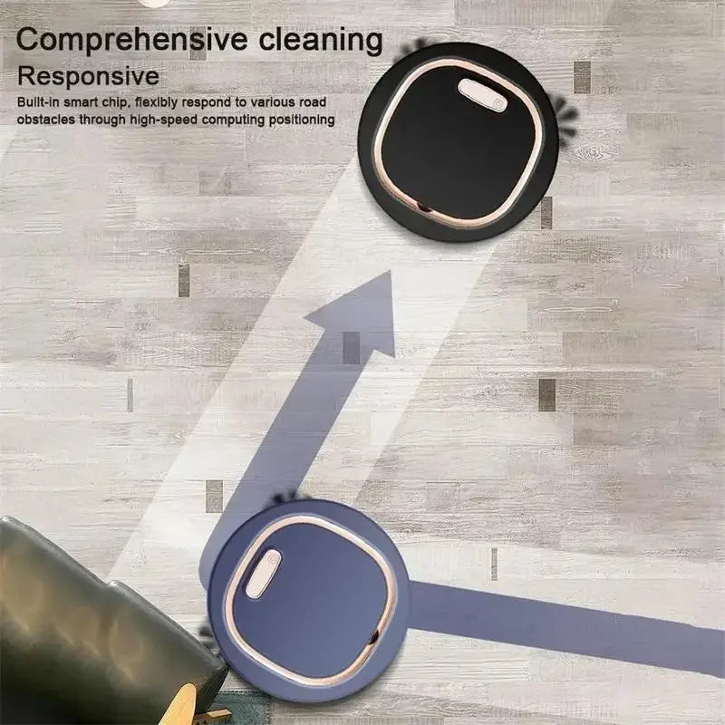 Automatic Sweeping Robot Home Sweeper Lazy Person Intelligent 3-in-1 Sweeping Machine USB Rechargeable Vacuum Cleaner Peaceful Pleasures Health and Wellness