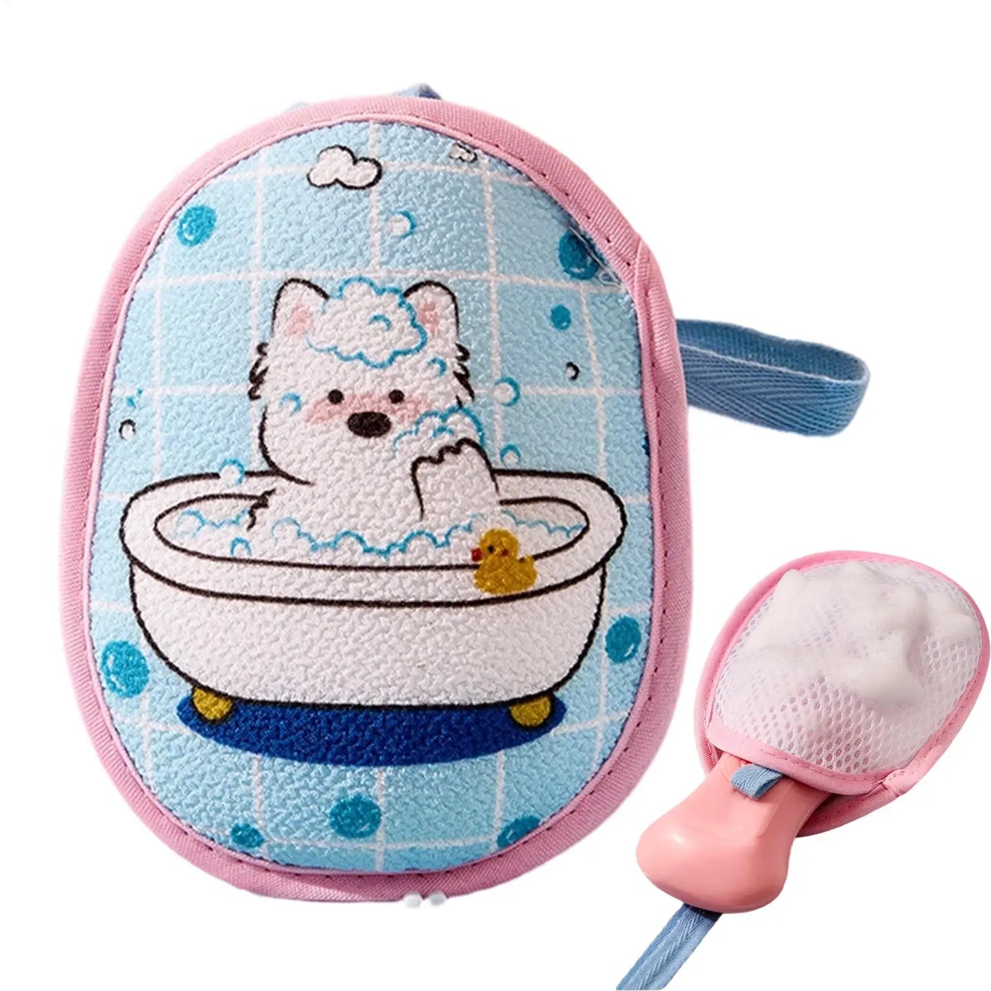 Mesh Soap Foaming Net Pouch with Lanyard | Soap Saver Bag