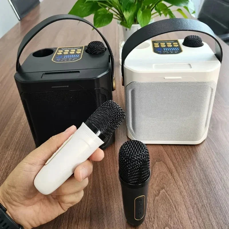 AyeBeau 100W Karaoke Bluetooth Speaker + 2 Wireless Mics