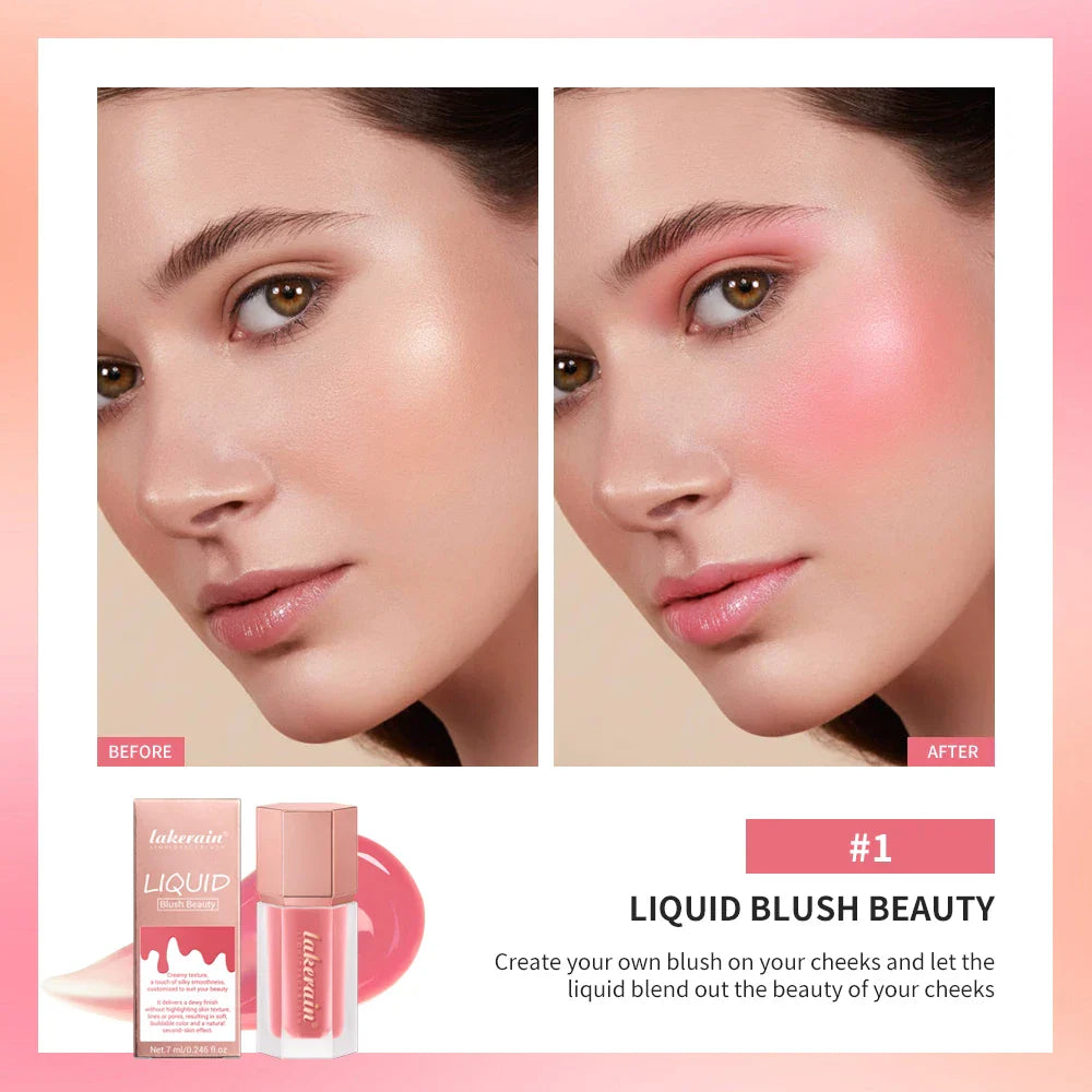 Liquid Blush Stick – Waterproof Cream Blush for Cheeks & Lips