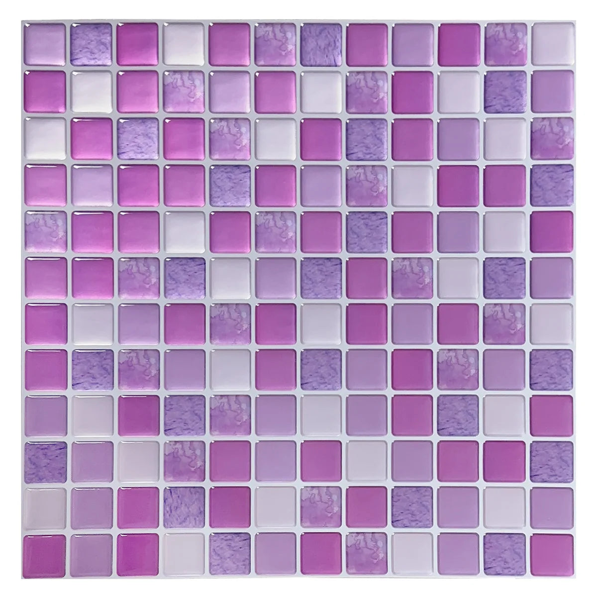 Drop-plastic mosaic wall stickers self-adhesive wall decoration stickers for foreign trade three-dimensional DIY home decoration Peaceful Pleasures Health and Wellness 5ps 15