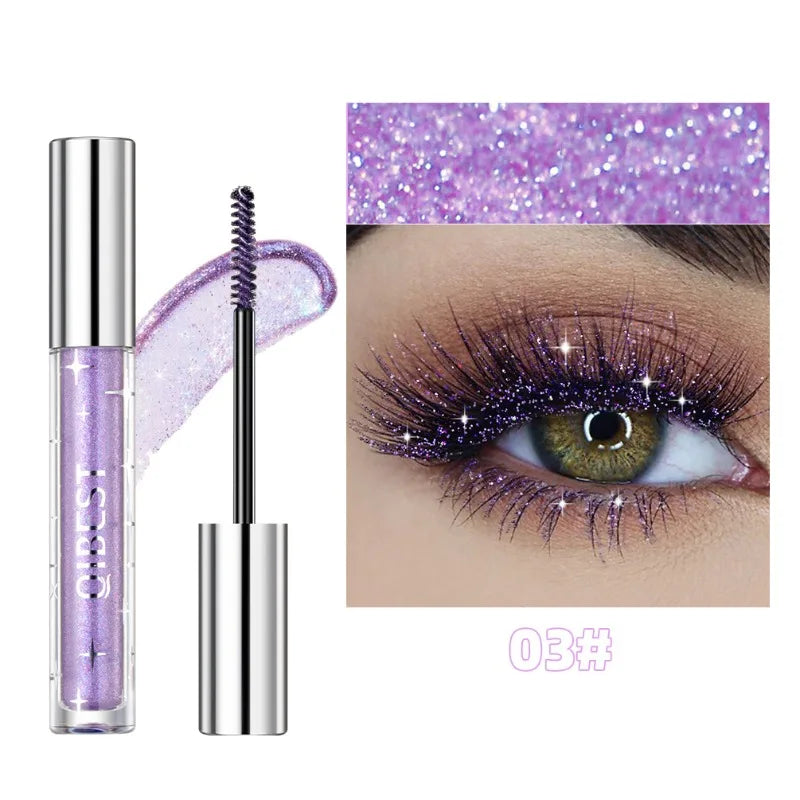 Snowflake Glitter Shimmer Mascara – Waterproof & Volumizing