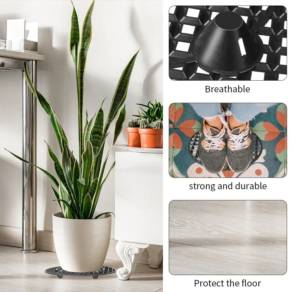Plastic Plant Pot Saucer & Elevator Stand | 3 Sizes
