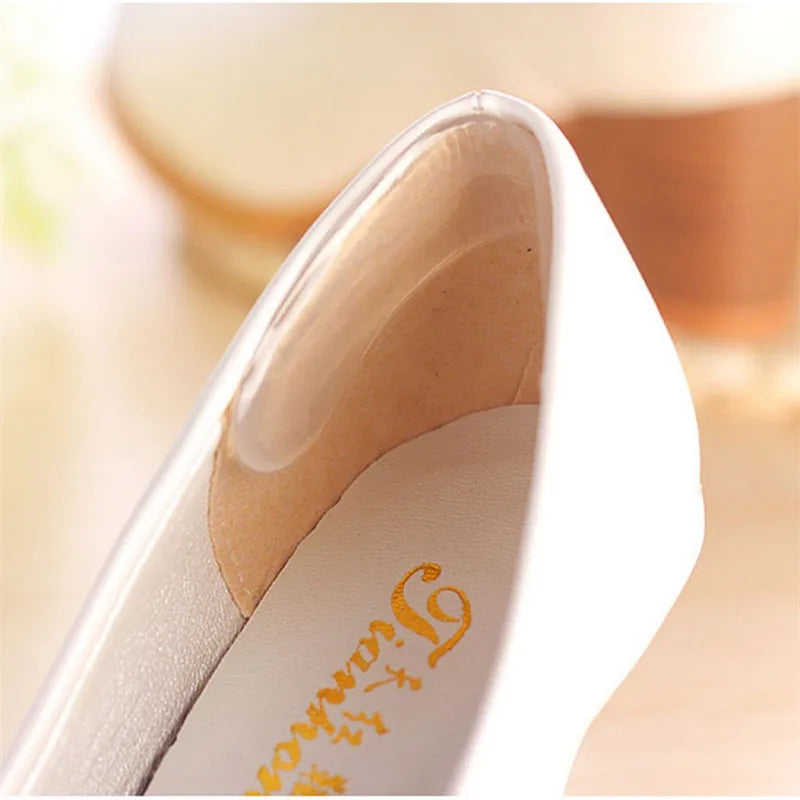 Silicone Gel Heel Cushion Pads 2 Pairs | Self-Adhesive Insoles