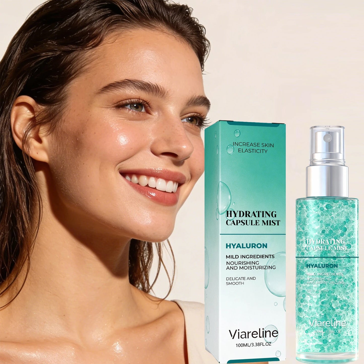 Viareline Hydrating Facial Spray – Brighten, Soothe & Firm