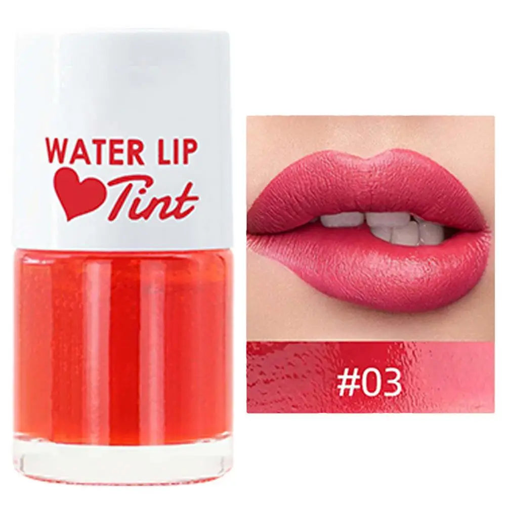 Matte Water Lip Tint & Cheek Blush – Waterproof, 6 Colors