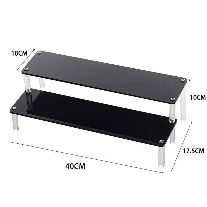 Iridescent Acrylic Display Riser Stand 1–5 Tier | Figures & Cupcakes