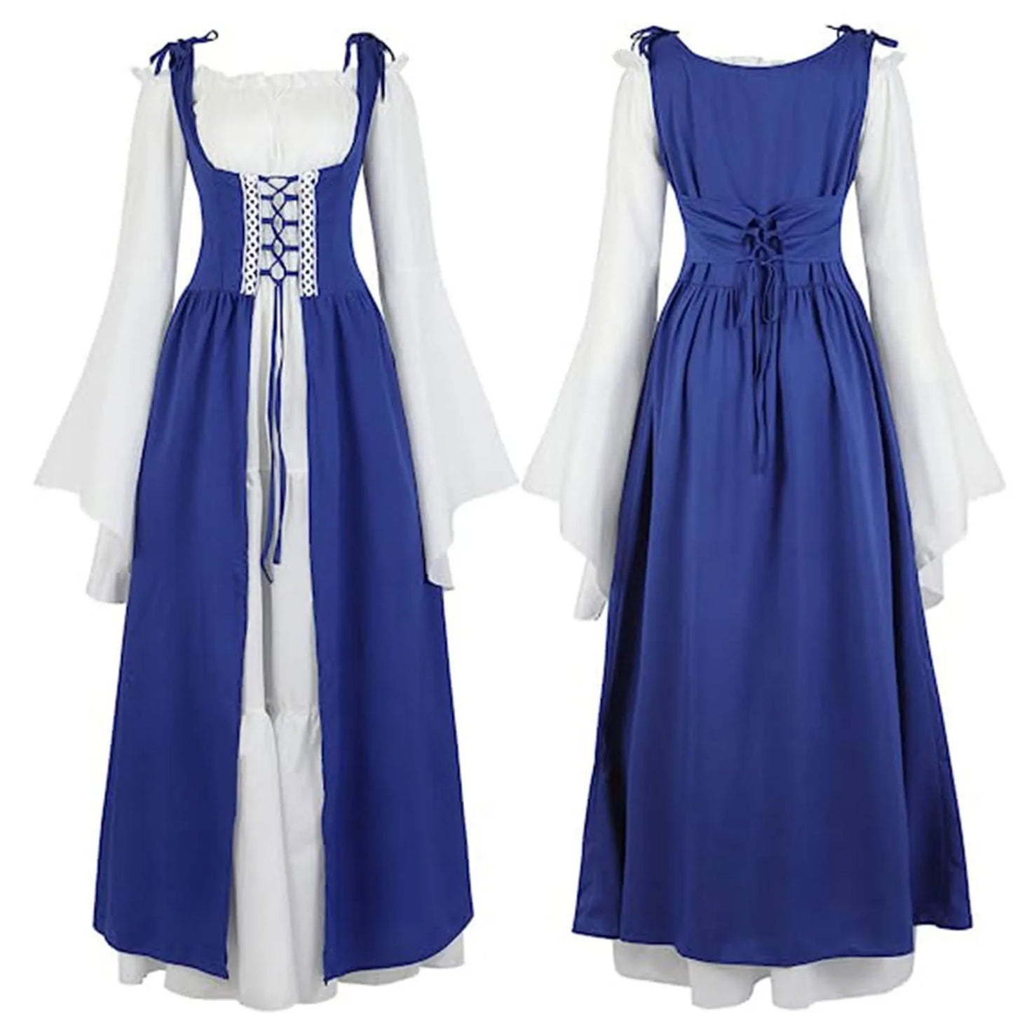 Women's Medieval Corset Lace-Up Dress | Halloween Cosplay