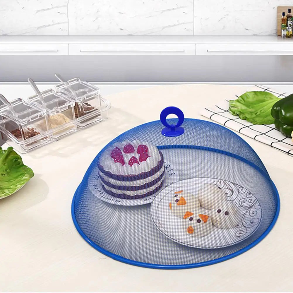 Iron Wire Mesh Food Cover – Anti-Fly Dome for Picnic & BBQ