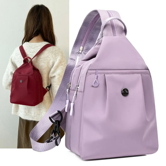 Women's Mini Quilted Backpack – Crossbody & Shoulder Bag Mini Backpack Peaceful Pleasures Health and Wellness