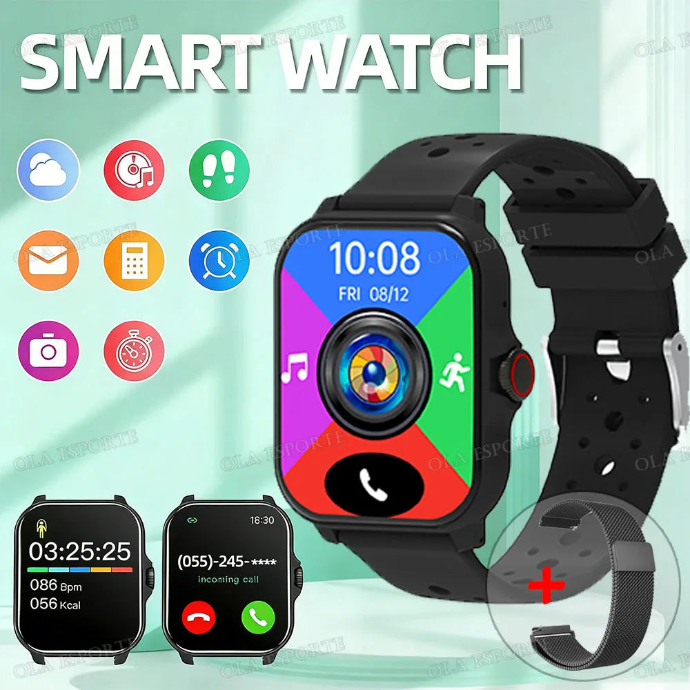2026 NEW Smartwatch 1.83"HD Screen With Bluetooth Call Multi-Sports Modes IP68Waterproof Watch for Women Men Gift Choice Best Peaceful Pleasures Health and Wellness Bk20Milan