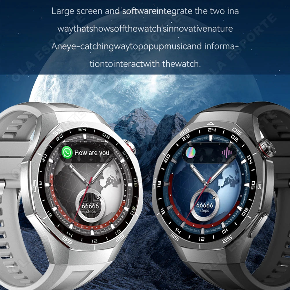Ola Esporte Smart Watch 1.52" AMOLED Bluetooth Fitness Tracker