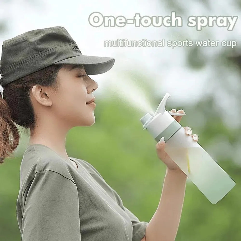 Gradual Fog Surface Water Cup High Color Spray Sports Water Cup Men'S And Women'S Water Spray Plastic Cup Gift Cups Water Bottle Peaceful Pleasures Health and Wellness