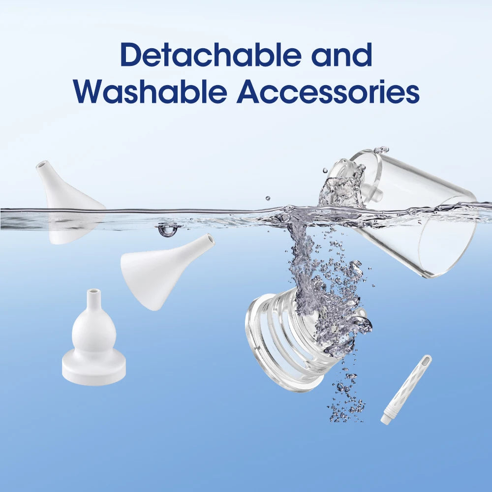 Ear Wax Vacuum Removal Tool Electric Sucker Nasal Aspirator Ear Cleaner for Adults and Kids Ears Nose for Swimming Ear Infection Peaceful Pleasures Health and Wellness