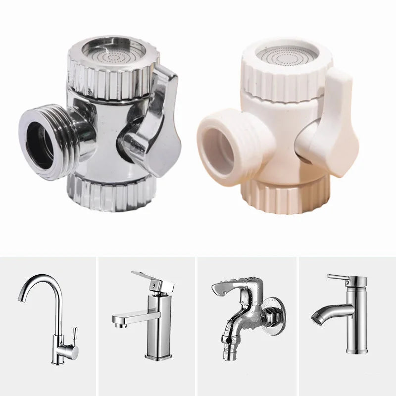 Faucet Splitter Diverter Valve – Kitchen & Bathroom Tap Adapter