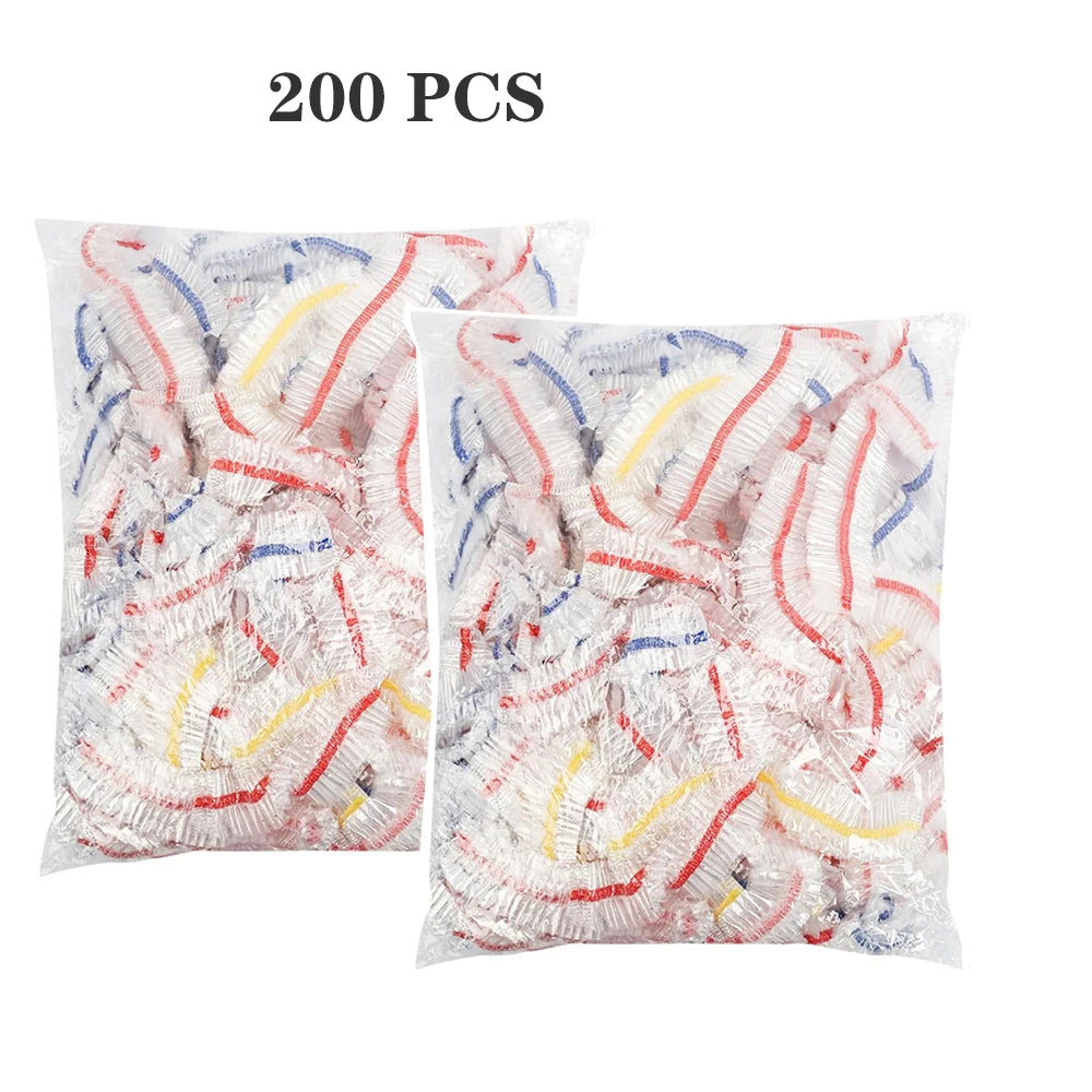 Elastic Stretch Bowl Covers & Food Covers – Reusable Plastic Wrap for Dishes (100, 200 or 300 Pack)