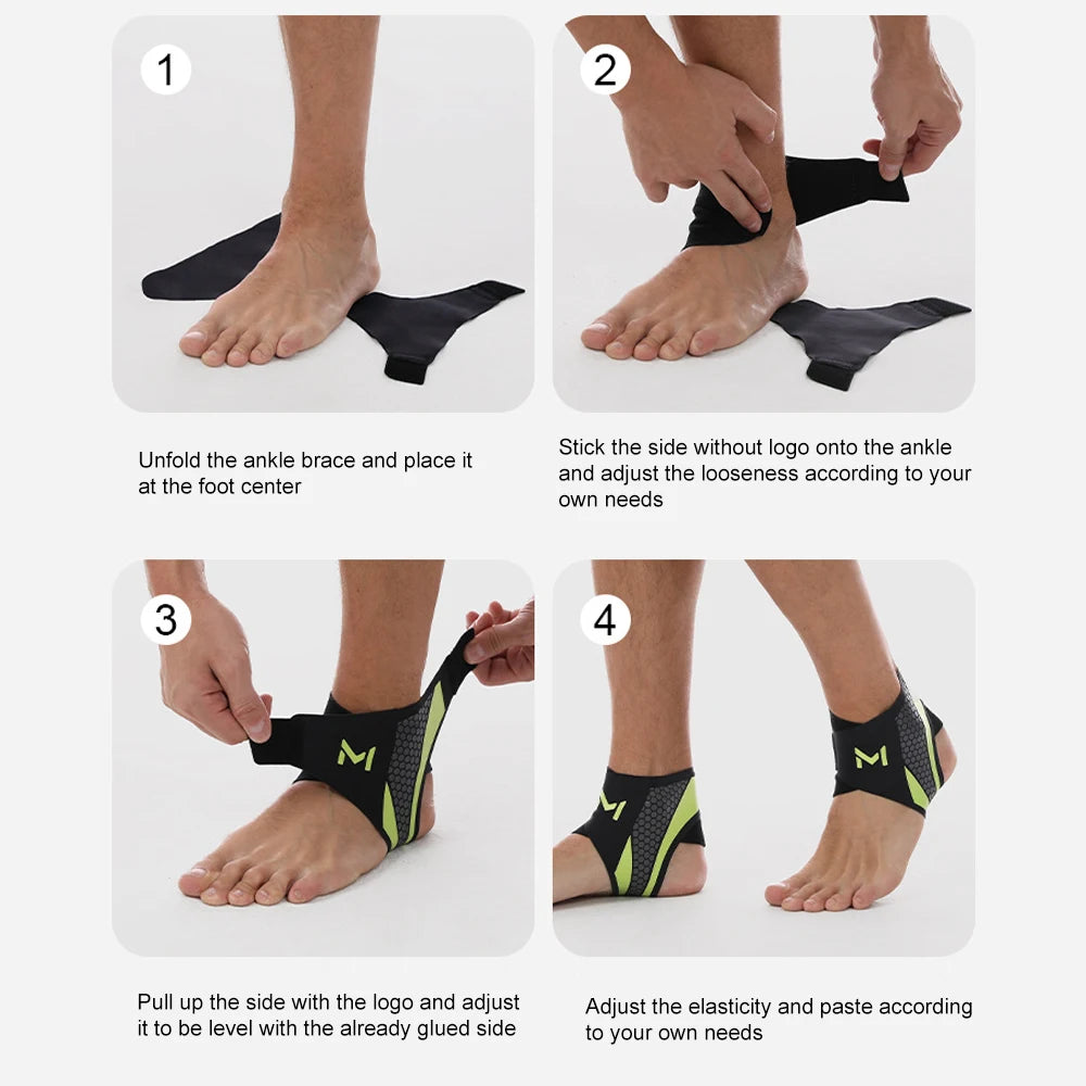 1PCS Ankle Brace Sleeve for Swimming, Surfing, Diving, Paddle Boarding & Aquatic Recovery–Ultra-Thin Support for Men & Women Peaceful Pleasures Health and Wellness