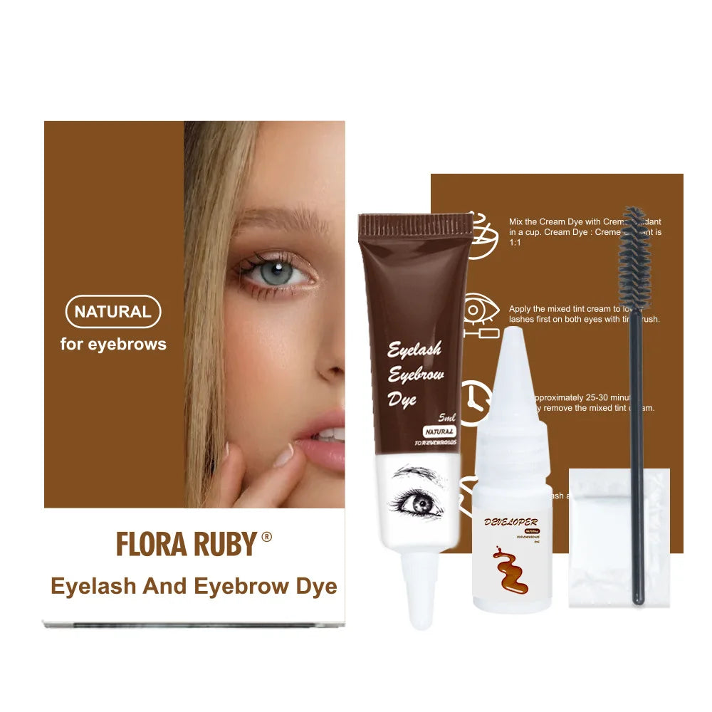 Semi-Permanent Waterproof Eyebrow Dye Cream | Long-Lasting