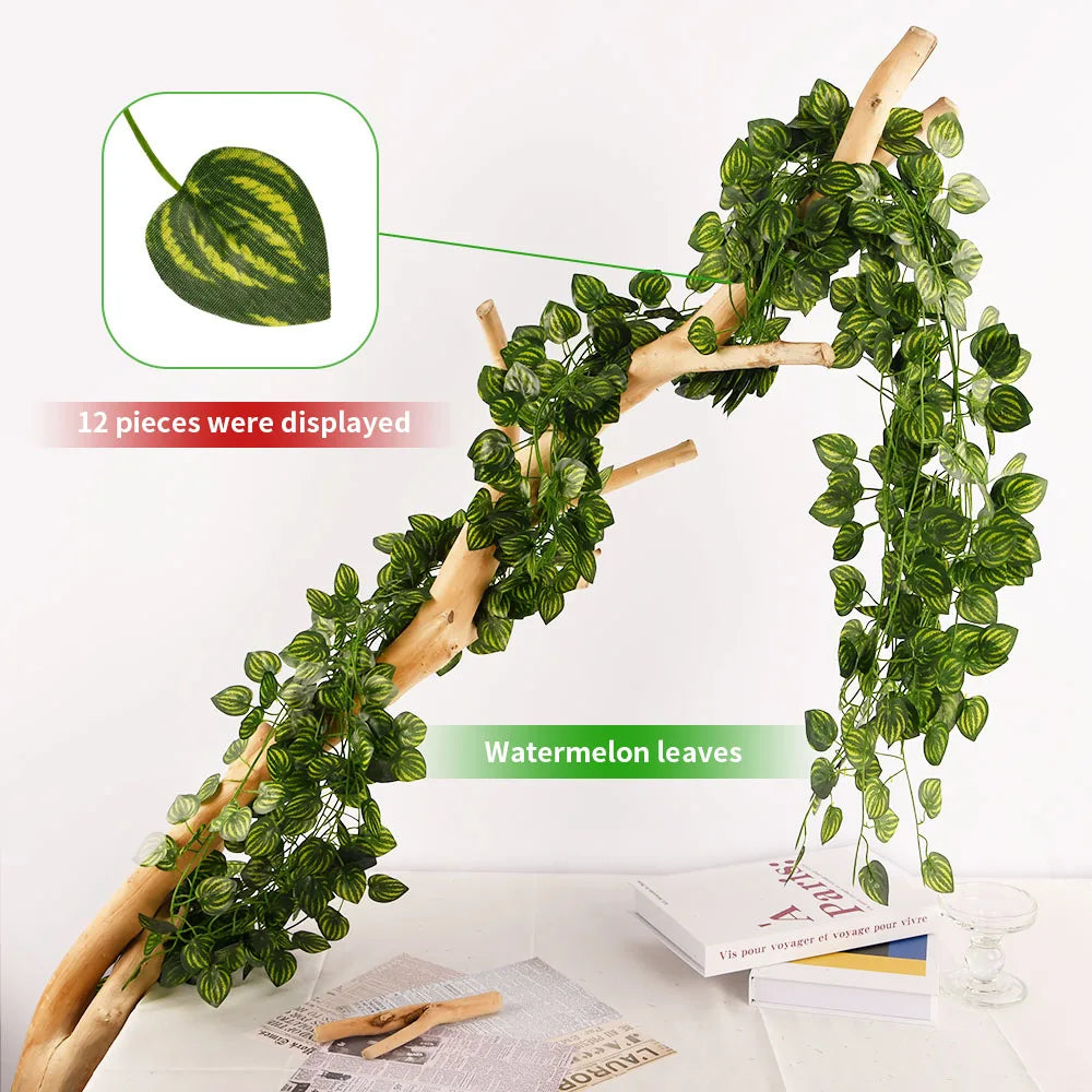 2.1M Artificial Ivy Garland – Silk Vine Leaf Wedding Home Decor