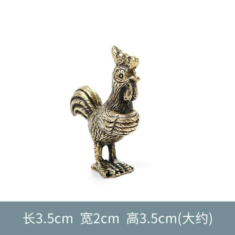 1 Pcs Metal Incense Stick Holder Burner Censer Mini Chinese Zodiac Animal Stick Stand Collectable Figurine for Home Decoration Peaceful Pleasures Health and Wellness